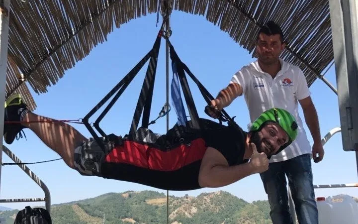 Partenza da Pietrapertosa volo dell'angelo