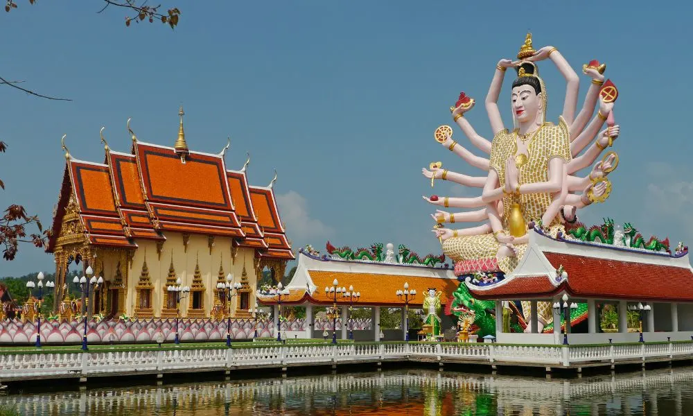 Wat-Plai-Laem-cosa-vedere-a-koh-samui-itinerario-di-viaggio-in-Thailandia