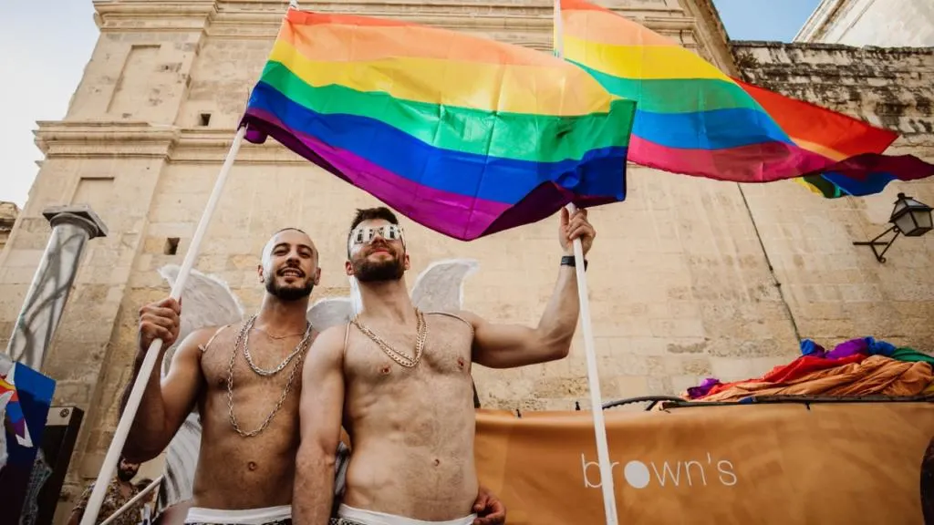 Una delle immagini del Malta Pride che viene organizzato a settembre, tra l'estate e l'inizio dell'autunno