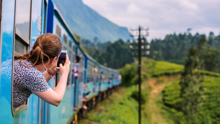 Il treno per Ella in Sri Lanka